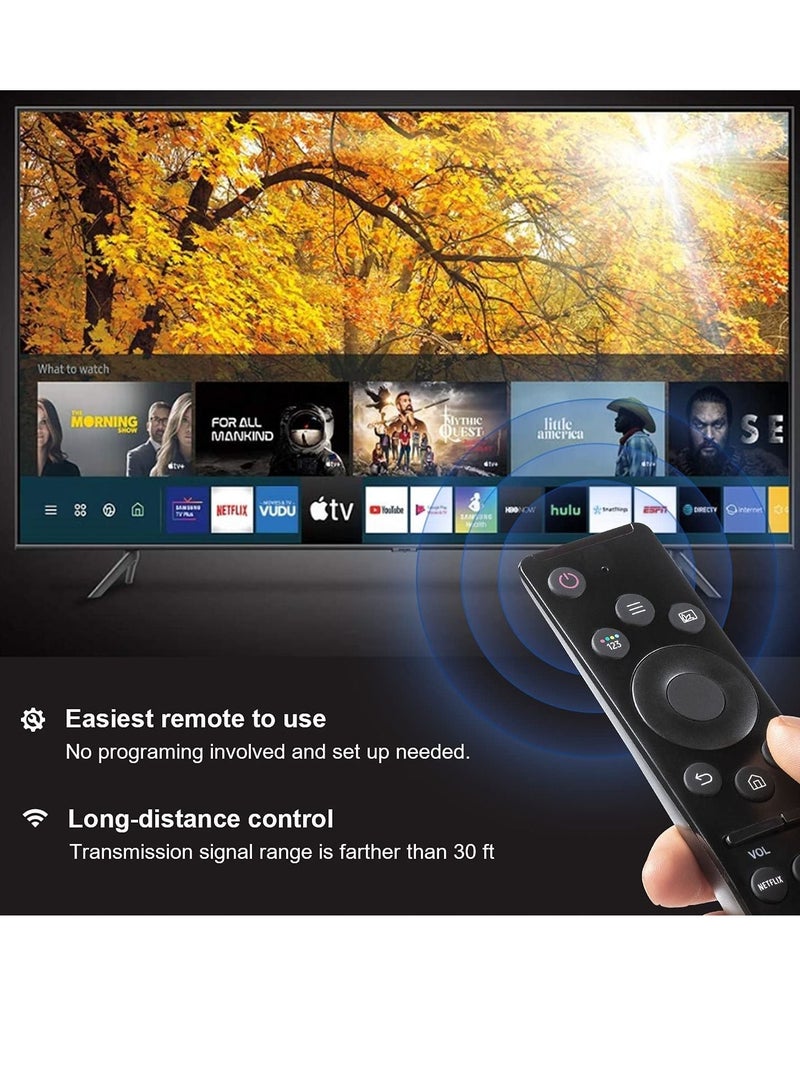 Universal Remote-Control for Samsung Smart-TV, Remote-Replacement of HDTV 4K UHD Curved QLED and More TVs, with Netflix Prime-Video Buttons - Image 3