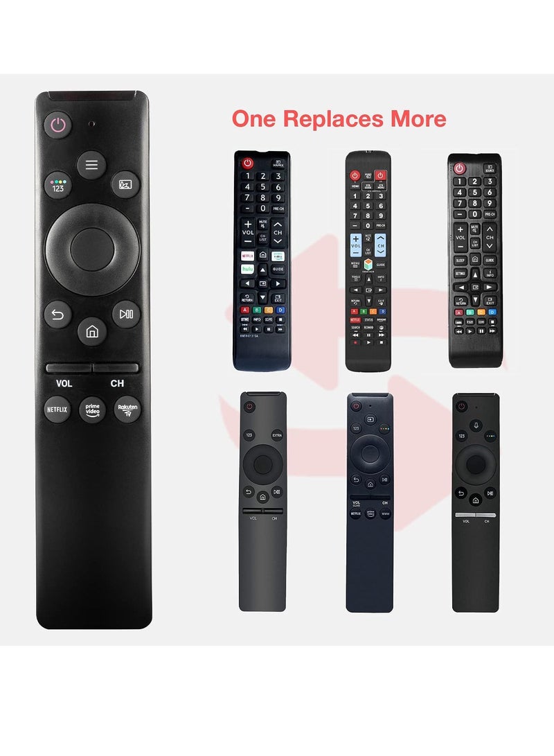 Universal Remote-Control for Samsung Smart-TV, Remote-Replacement of HDTV 4K UHD Curved QLED and More TVs, with Netflix Prime-Video Buttons - Image 2