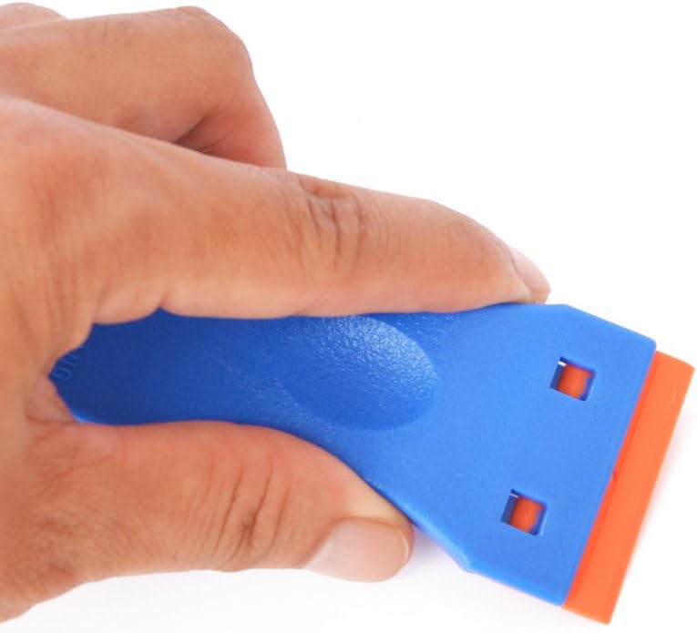 Ehdis 1.5" Plastic Razor Scraper with 10pcs Double Edged Plastic Blades for Removing Labels Stickers Decals on Glass Windows - Image 5