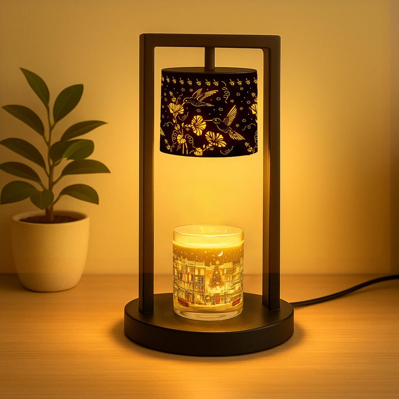 Gantok Candle Warmer Lamp with Timer Wax Melt Warmer for Scented Jar Candles Candle Lamp Warmer Gifts for Mom Christmas Gifts, House Warming Gifts New Home Office Dorm Room Fall Decor (Hummingbird) - Image 1