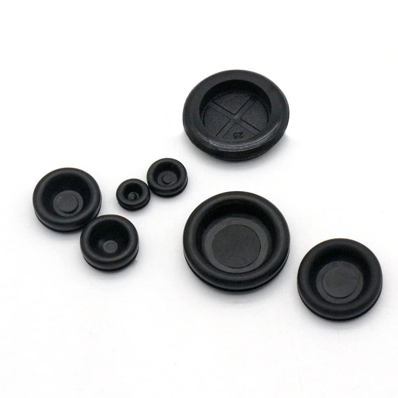 Vrupin 188 Pieces Rubber Grommet Kit â€“ Rubber Plugs for Round Holes, Wiring, Electrical, Plumbing, and More - Image 4