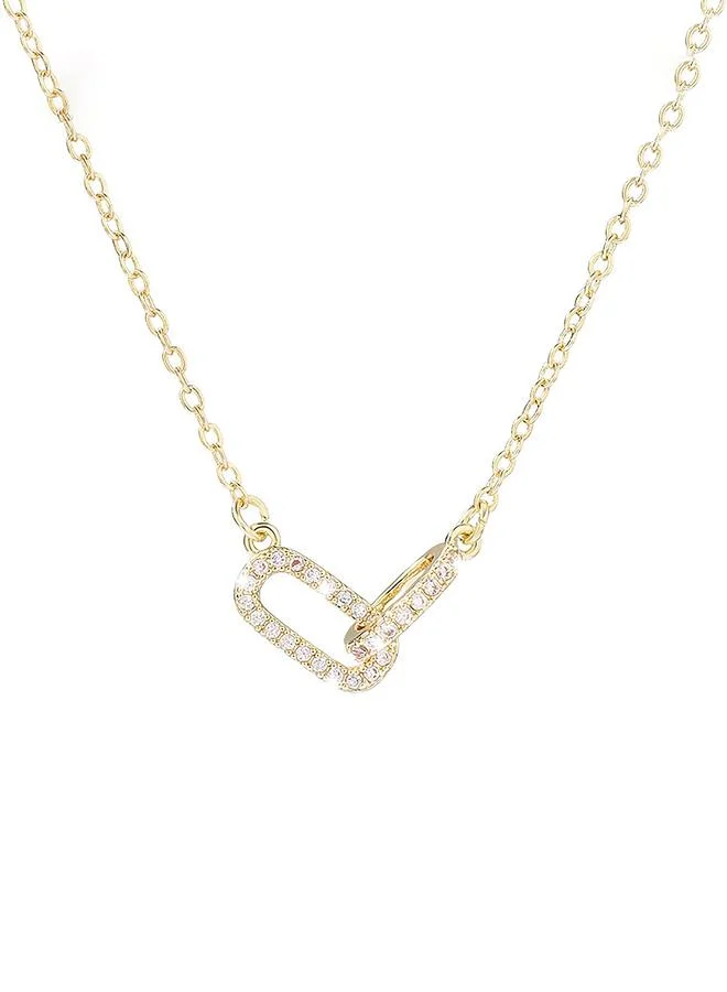 Take Two  Interlocking Ring Pendant Necklace for Women | Best Price UAE