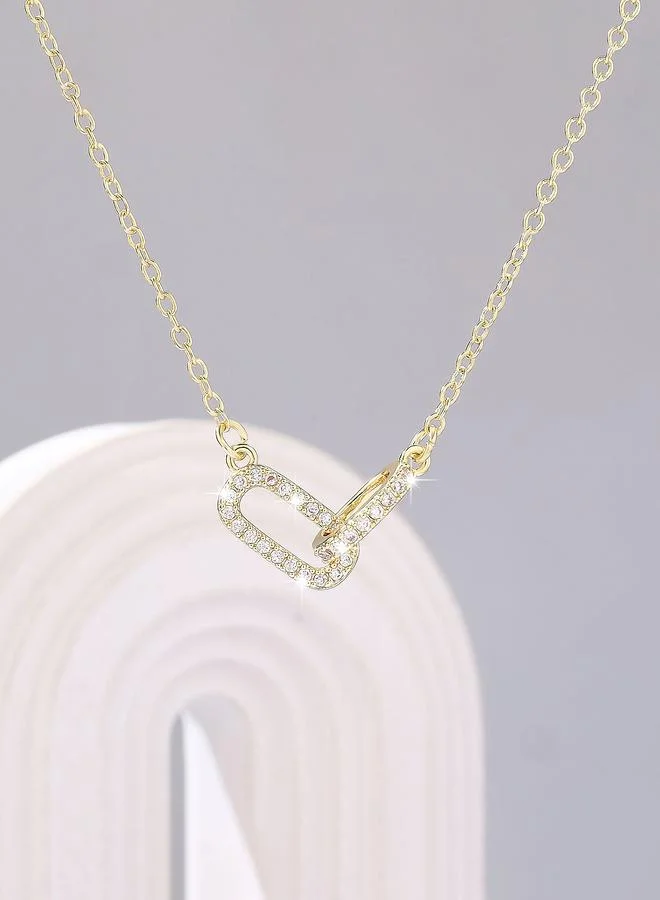 Take Two  Interlocking Ring Pendant Necklace for Women | Best Price UAE
