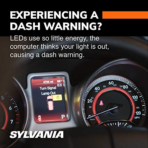SYLVANIA - Load Equalizer 27 Watt (at 12.8V) - Turn Signal Load Equalizer for LED Light Bulbs, Corrects Hyper Flash & Bulb Out Warning (Pack of 2) - Image 4