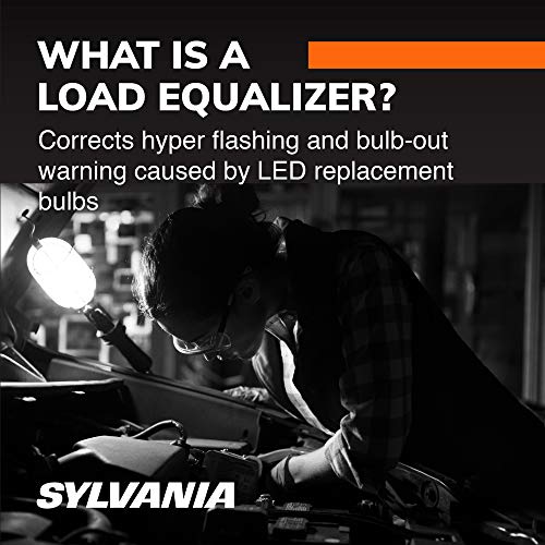 SYLVANIA - Load Equalizer 27 Watt (at 12.8V) - Turn Signal Load Equalizer for LED Light Bulbs, Corrects Hyper Flash & Bulb Out Warning (Pack of 2) - Image 2