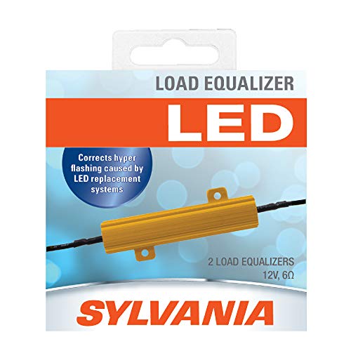 SYLVANIA - Load Equalizer 27 Watt (at 12.8V) - Turn Signal Load Equalizer for LED Light Bulbs, Corrects Hyper Flash & Bulb Out Warning (Pack of 2) - Image 1