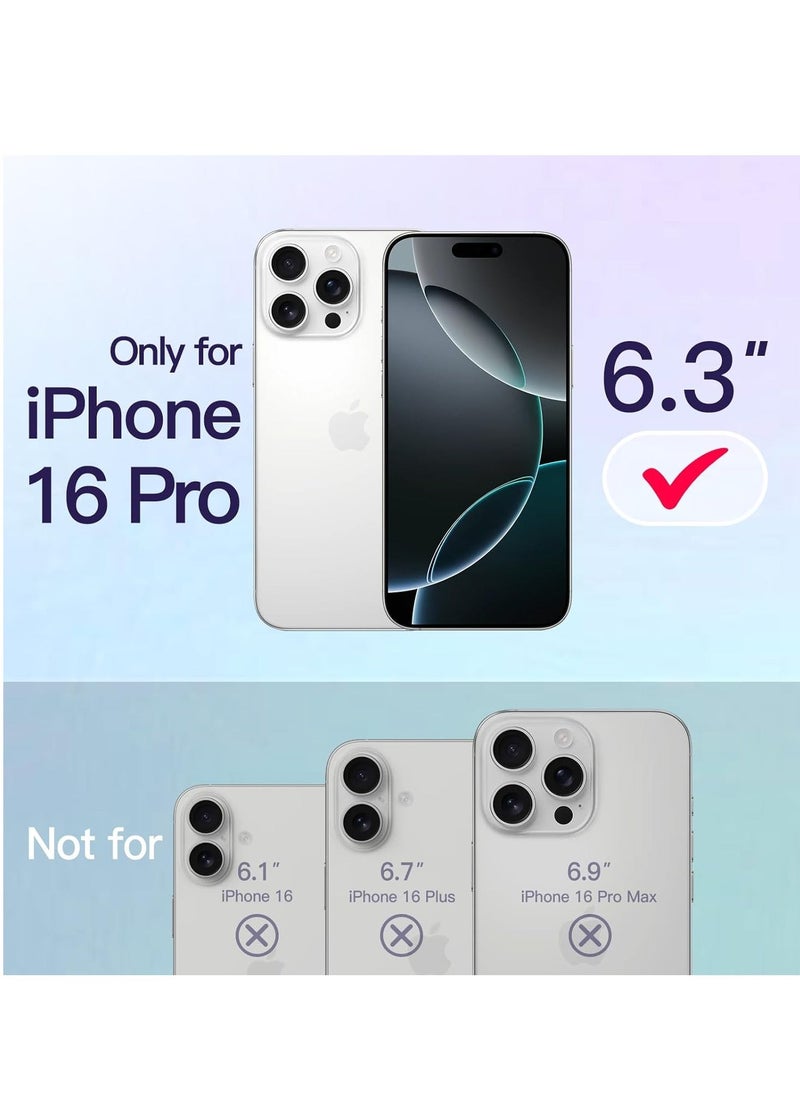 إيف حافظة شفافة رفيعة للغاية (0.35 مم) لهاتف iPhone 16 Pro مقاس 6.3 بوصة - حماية كاملة لعدسة الكاميرا، غطاء صلب شفاف خفيف الوزن من البولي بروبيلين (شفاف) | مضاد لبصمات الأصابع وغير اصفرار - Image 2