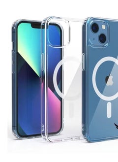 Zaboon iPhone 14 6.1 inch Protected Cover Clear Magnetic Case Compatible with Magsafe Card Wallet and Wireless Chager Screen and Camera Protection Shockproof Magsafe Cover for Apple iPhone 14 2022  - Image 1