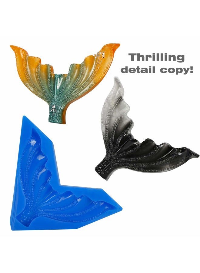 BBDINO Silicone Mold Making Kit,Liquid Silicone for Mold Making 30A Sapphire Blue,High Strength Silicone Rubber Mold Making Kit,1:1 by Volume Ideal for Casting Resin/Jewelry Silicone Molds 4.4 lbs - Image 5