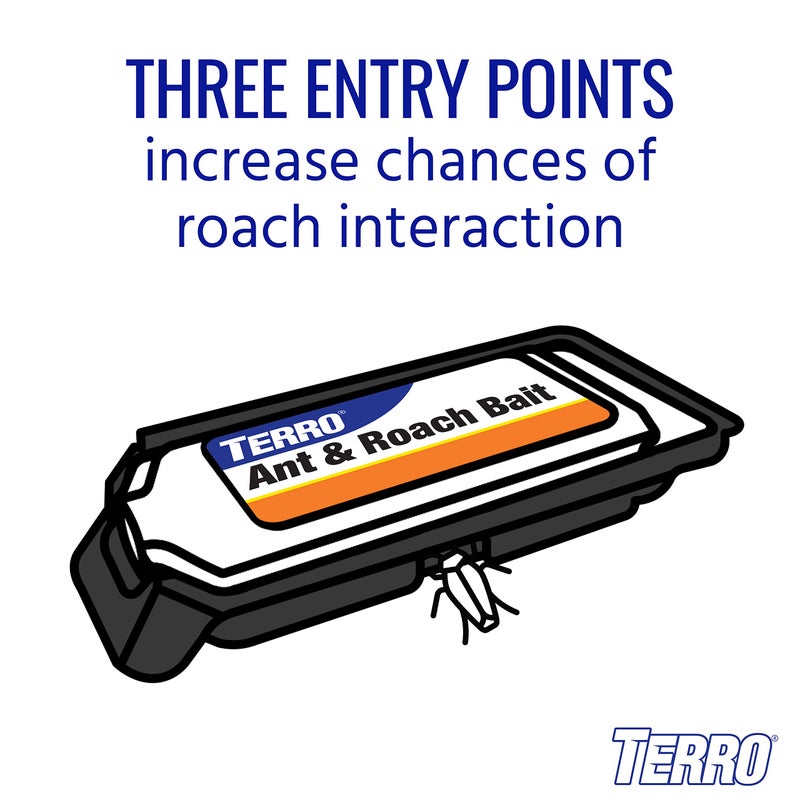 TERRO Ant & Roach Bait - Indoor Ant Killer and Roach Killer - T360SR - Attracts and Kills Ants, Roaches, and Silverfish - 2 Pack - Image 5