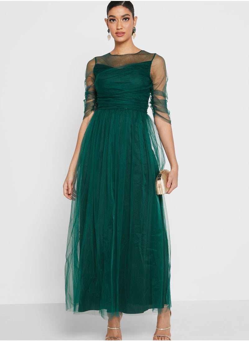 Ella Limited Edition - Round Neck Tule Dress - Image 1