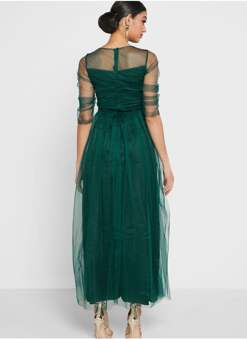 Ella Limited Edition - Round Neck Tule Dress - Image 1