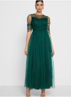 Round Neck Tule Dress