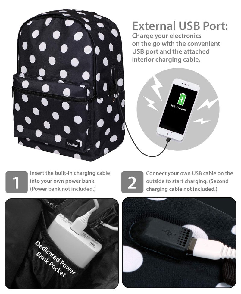 Rockland Classic Laptop Backpack - Image 4