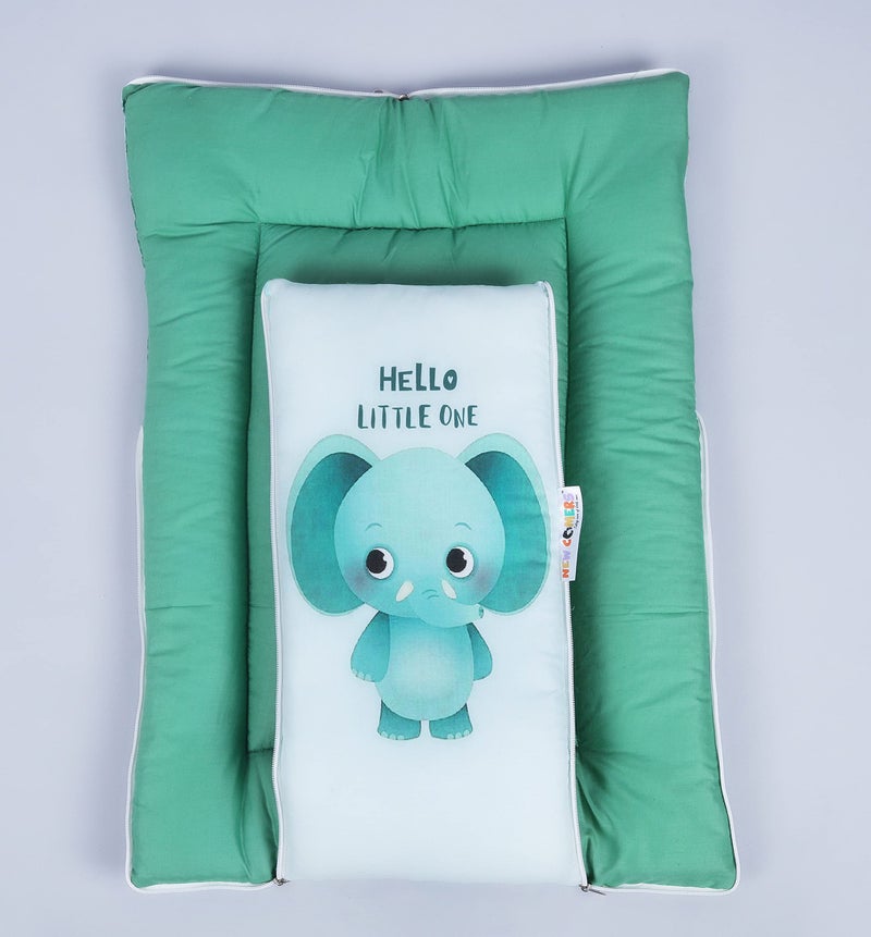 NEW COMERS® 3 in 1 Baby Bed, Sleeping Bag & Carry Nest, Cotton Baby Bedding for New Born & Infant, Travel Friendly Portable Bassinet, for Baby Carrying & co Sleeping, Unisex Baby Sleeping Bed-805 - Image 4