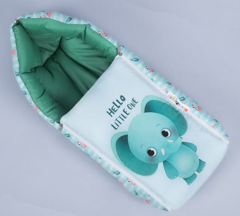 NEW COMERS® 3 in 1 Baby Bed, Sleeping Bag & Carry Nest, Cotton Baby Bedding for New Born & Infant, Travel Friendly Portable Bassinet, for Baby Carrying & co Sleeping, Unisex Baby Sleeping Bed-805 - Image 1