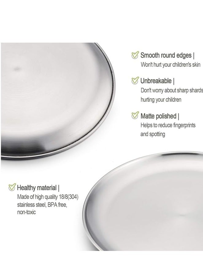 5 قطع صفيحة من الفولاذ المقاوم للصدأ - Image 3