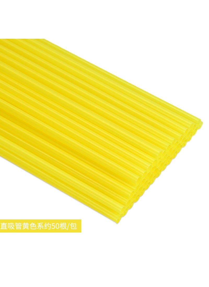 Colorful Straw Art DIY Craft Kit for Kids Straw yellow line