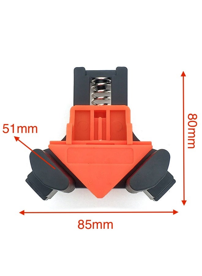 Spring Loaded Right Angle Clamp Adjustable Swing Woodworking Clip Clamp Tool Woodworking 90° Right Angle Clamps - Image 3