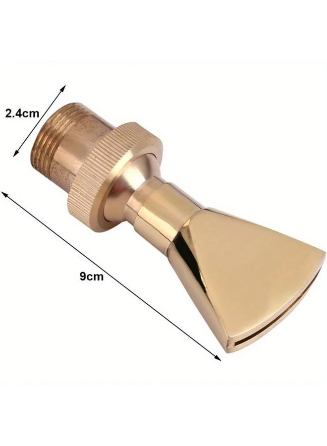Variant Fan Shaped Brass Fountain Nozzle Sprinkler Spray Head DN20 Gentle Breeze Water Feature - Image 4