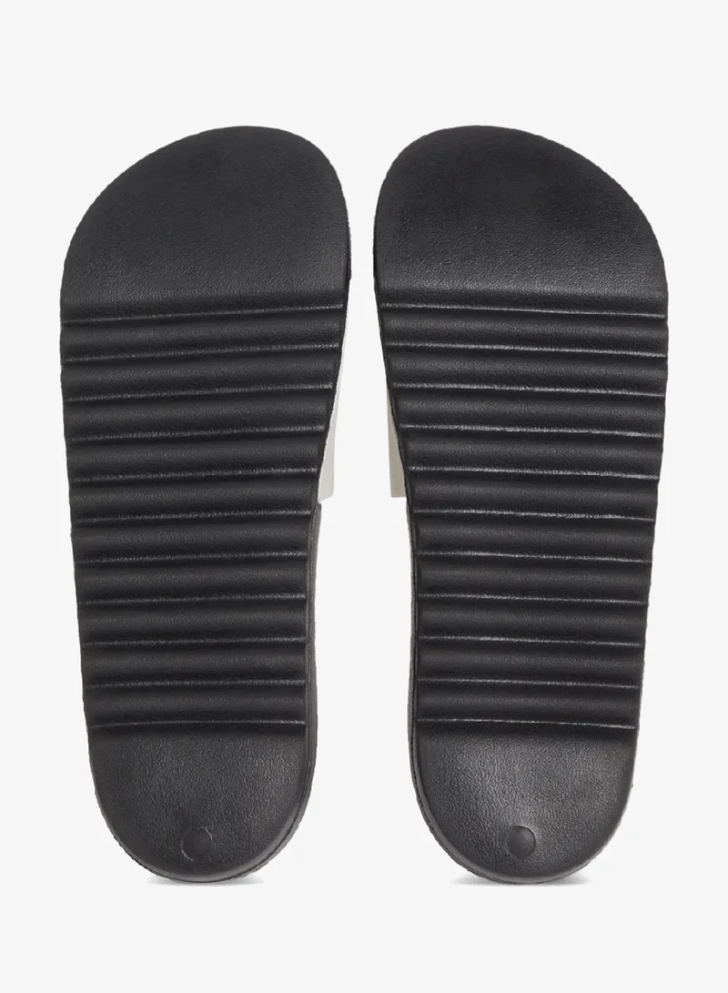 CALVIN KLEIN Moonstruck/Black Logo Sliders for Men | Best Price UAE