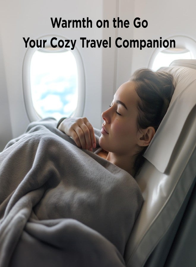 Bedsure GentleSoft Fleece Throw Blanket for Couch Grey - Lightweight Plush Fuzzy Cozy Soft Blankets and Throws for Sofa, 50x60 inches - Image 5