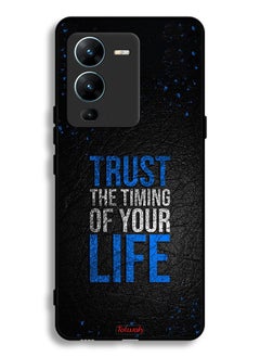 Tolwak Vivo V25 Pro 5G Protective Case Cover Trust The Timing Of Your Life  - Image 2