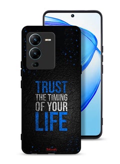 Tolwak Vivo V25 Pro 5G Protective Case Cover Trust The Timing Of Your Life  - Image 1