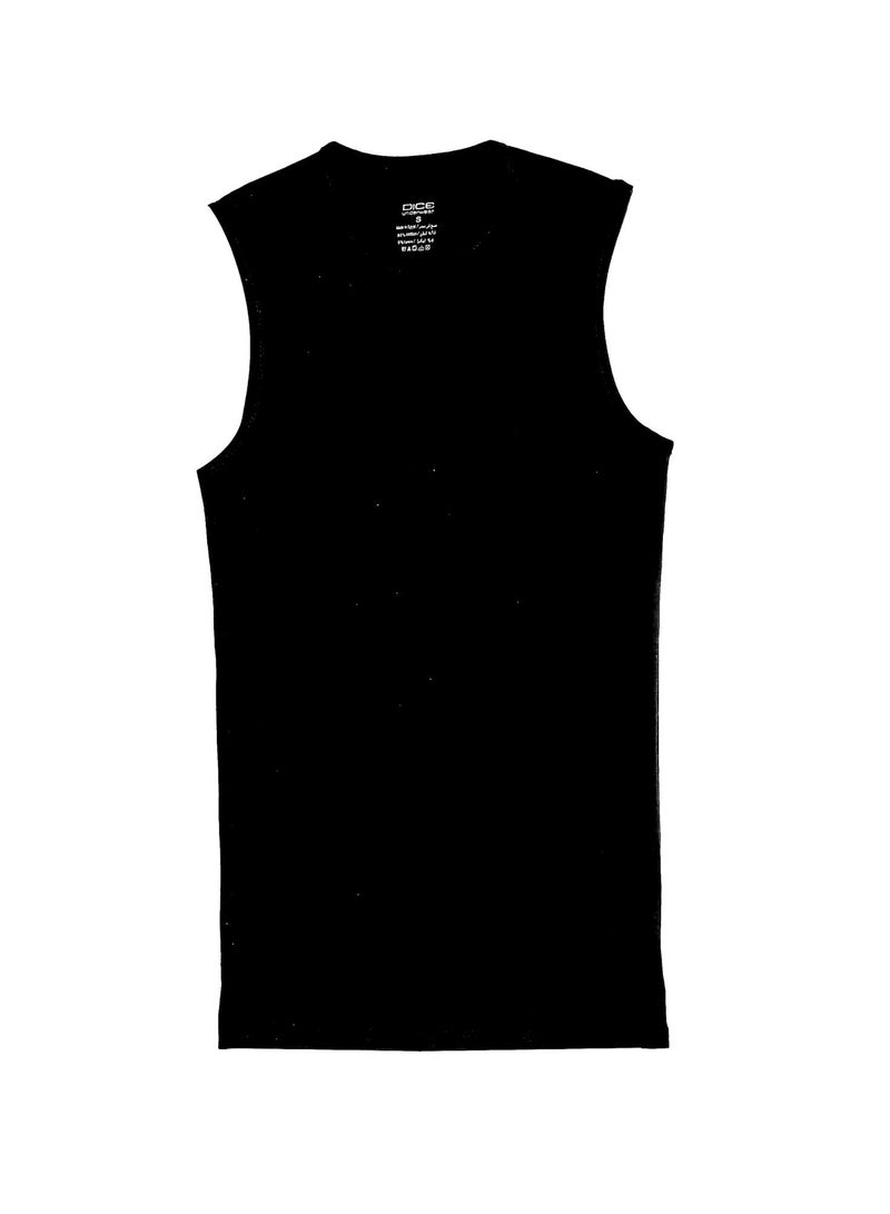 دايس اندرشيرت داخلي رجالي رياضي بدون أكمام من القطن المرن، برقبة دائرية - Image 4