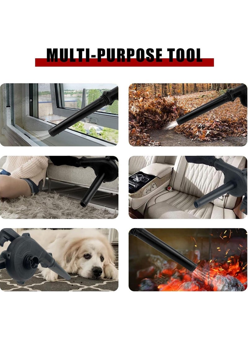 WEMART 21V Leaf Blower,Cordless Leaf Blower,Blower,2 in 1 Portable Leaf Blower and Vacuum Cleaner with 2 Lithium Batteries and Charger,Multi-function Electric Leaf Blower  - Image 4