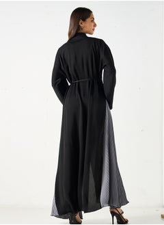 Hadiyath Al Madinah Flowy Pleated Abaya - HM  - Image 4