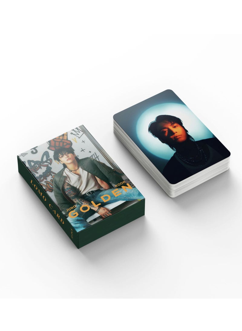 55PCS BTS Member JUNG KOOK New Al GOLDEN Personal Lomo Card - Image 5