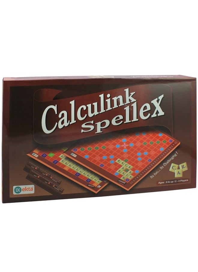 Ekta - Ekta Calculink Spellex Board Game, Kid, Multicolor - Image 1