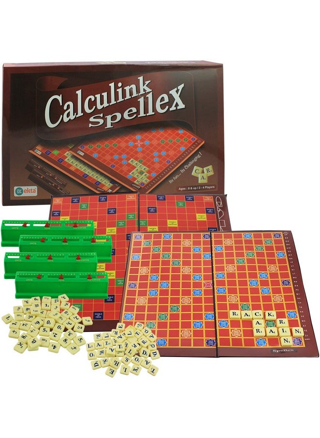Ekta - Ekta Calculink Spellex Board Game, Kid, Multicolor - Image 1