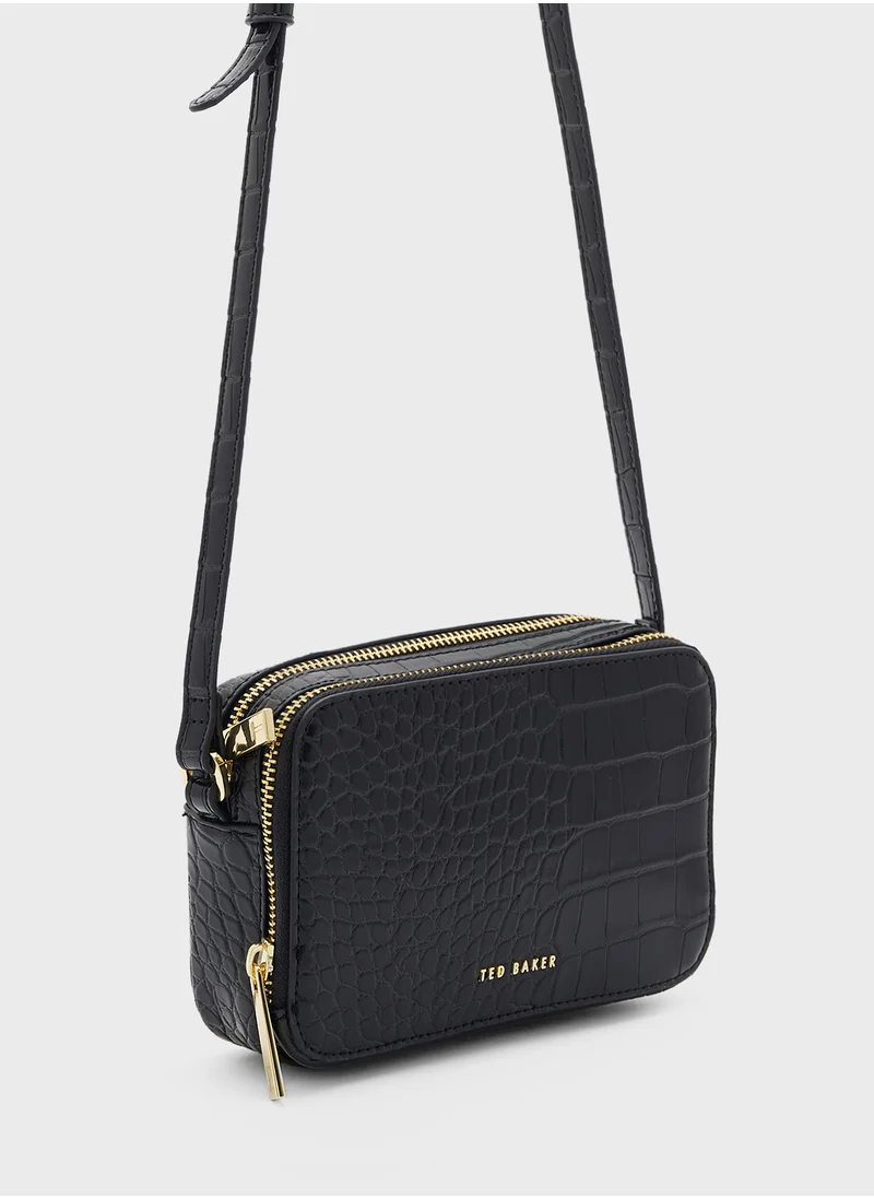 Ted Baker Stina Croc Effect Camera Bag