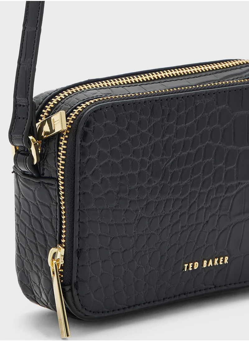 Ted Baker Stina Croc Effect Camera Bag
