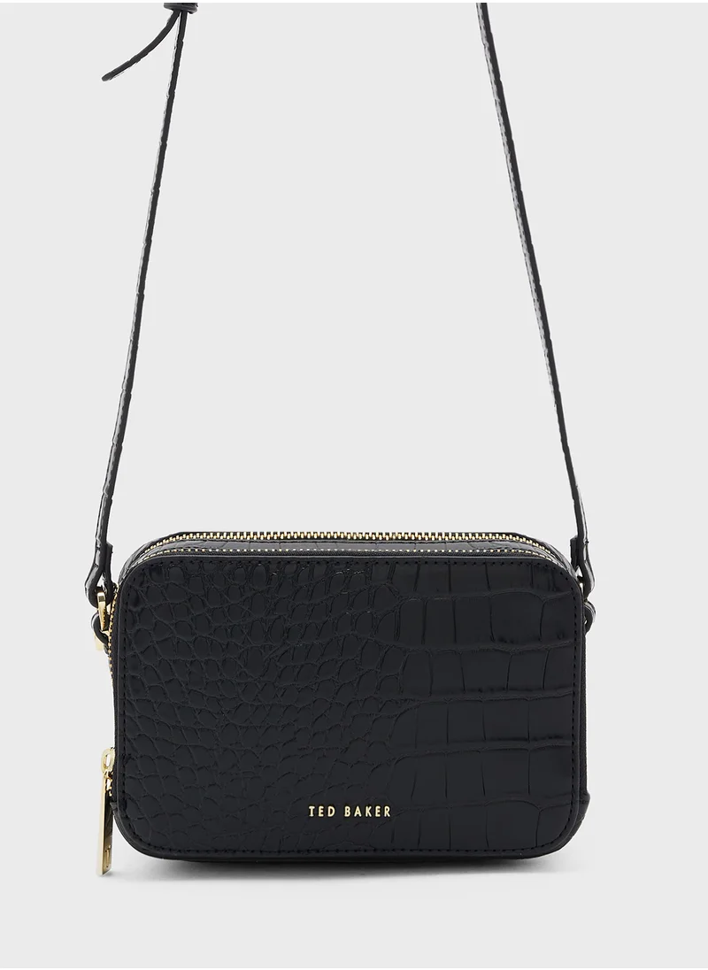 Ted Baker Stina Croc Effect Camera Bag