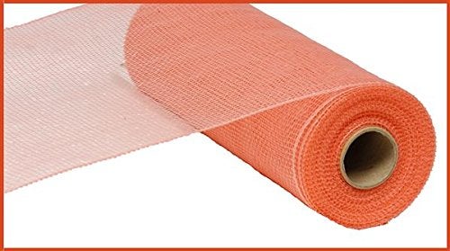 Deco Poly Mesh Coral Non Metallic 10 Inch x 30 Feet