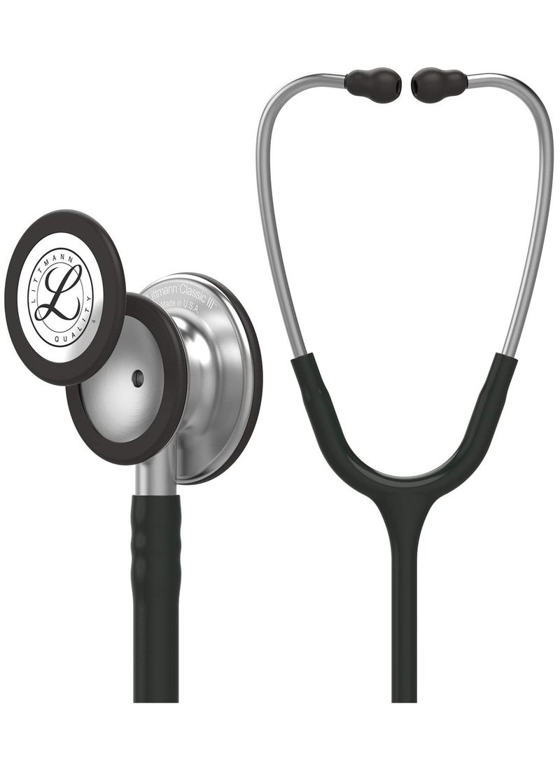 3M 3M Littmann Stethoscope Classic III Black Tube with Standard Finish - 5620  - Image 3
