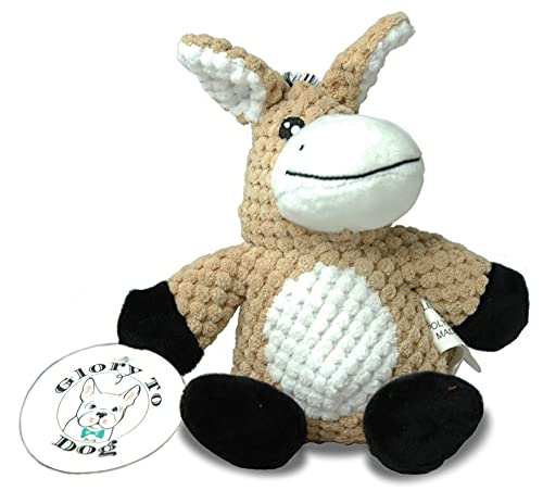 Glory To Dog Barnyard Donkey Plush Small Dog Toy - Image 1