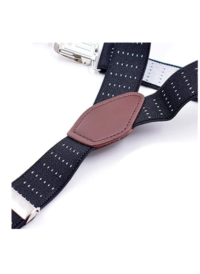 Generic - Mens Shirt Stays Military Adjustable Elastic Garter Straps Sock Non-slip Locking Clamps Long-Lasting Shirt Stays Signature Shirt Stays Shirts Holder for Men (Y-Style, Select Series) - Image 1