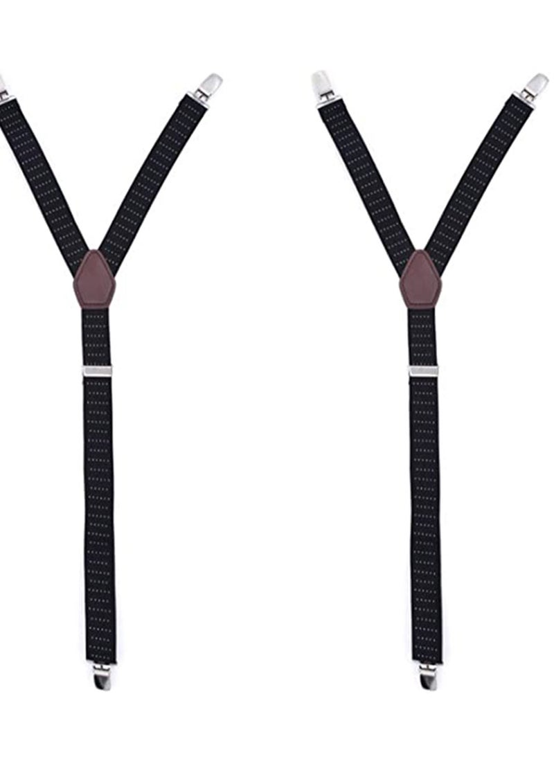 Generic - Mens Shirt Stays Military Adjustable Elastic Garter Straps Sock Non-slip Locking Clamps Long-Lasting Shirt Stays Signature Shirt Stays Shirts Holder for Men (Y-Style, Select Series) - Image 1