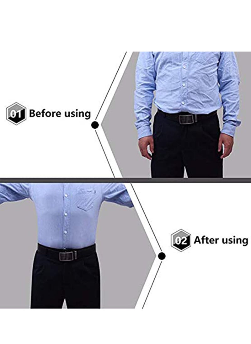 Generic - Mens Shirt Stays Military Adjustable Elastic Garter Straps Sock Non-slip Locking Clamps Long-Lasting Shirt Stays Signature Shirt Stays Shirts Holder for Men (Y-Style, Select Series) - Image 1