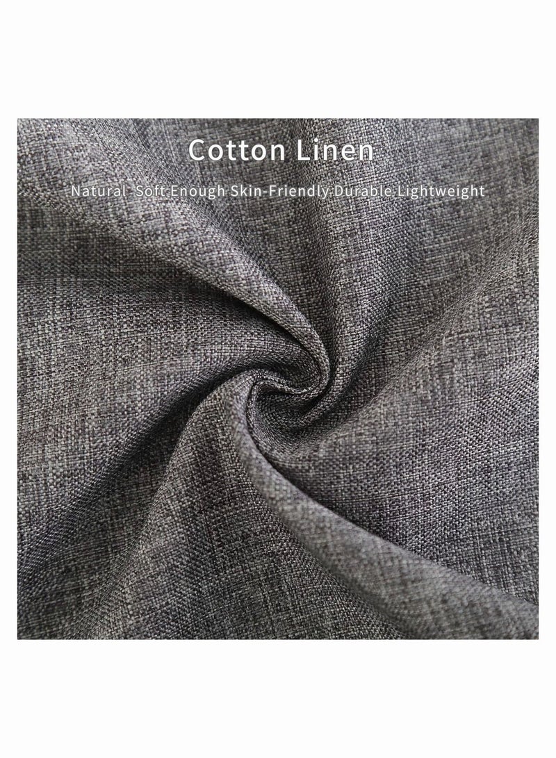 SYOSI Table Runner, SYOSI Hollow Imitation Maiping Corner Table Runner, Pure Color Decorative Linen Farmhouse Style for Everyday Dining Wedding Party Holiday Home Decor 32X180CM Grey Straight - Image 5