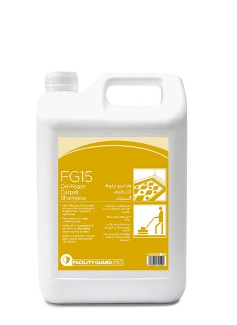 FG15 Dry foam carpet shampoo 5L very effective high quality shampoo