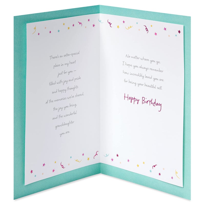American Greetings Birthday Card for Granddaughter (Your Beautiful Self) - Image 2