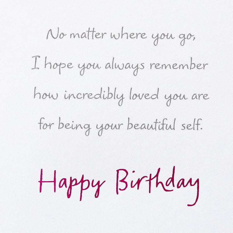 American Greetings Birthday Card for Granddaughter (Your Beautiful Self) - Image 4