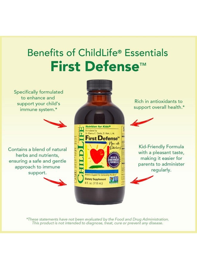 تشايلد لايف إسينشالز مجموعة دعم المناعة من CHILDLIFE ESSENTIALS، 3 قطع - فيتامين سي السائل، والدفاع الأول، والزنك - مكملات تعزيز المناعة للرضع والأطفال الصغار والأطفال - Image 5