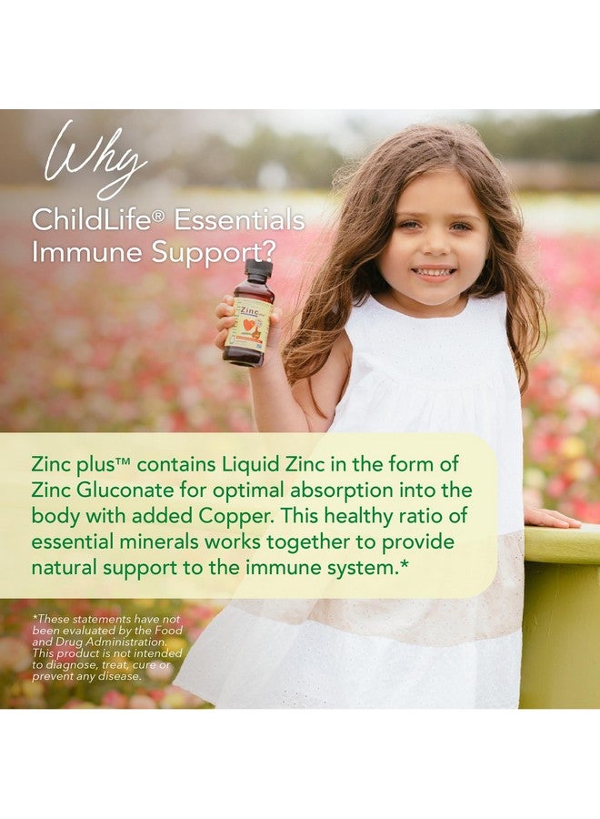 تشايلد لايف إسينشالز مجموعة دعم المناعة من CHILDLIFE ESSENTIALS، 3 قطع - فيتامين سي السائل، والدفاع الأول، والزنك - مكملات تعزيز المناعة للرضع والأطفال الصغار والأطفال - Image 3