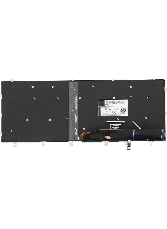ماركة غير محددة لوحة مفاتيح بديلة لجهاز Dell XPS 15 9550 9560 9570 Precision 5510 5520 5530 5540 & inspiron 15 7558 7568 كمبيوتر محمول Dell Precision 5510 لوحة مفاتيح مع تخطيط أمريكي بإضاءة خلفية P/N: 0VC22N 0GDT9F  - Image 2